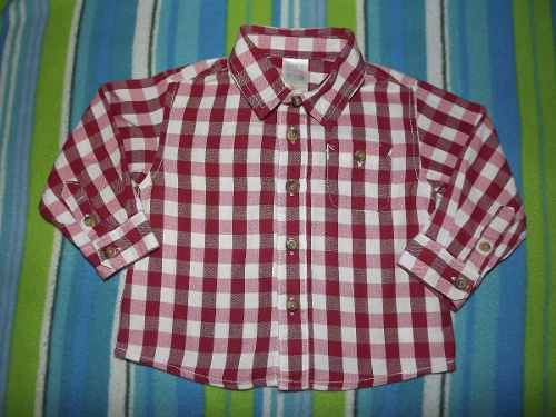 Camisa Manga Larga De Niño Bebe Zara Baby Talla 3-6 Meses