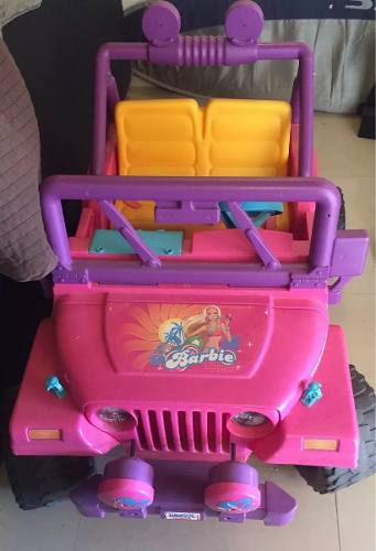 Carro Jeep Electrico De Barbie