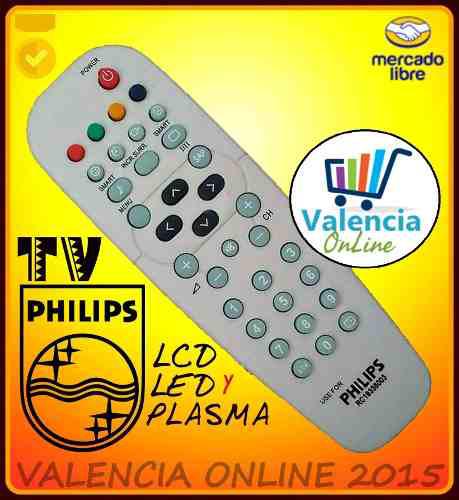 Control Remoto Tv Philips Lcd Led Plasma Rc19335003