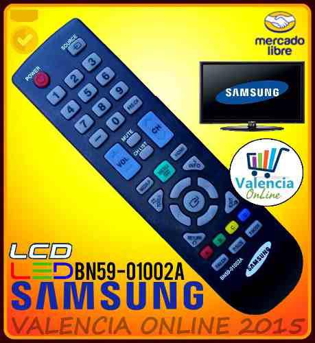 Control Remoto Tv Samsung Lcd Led Bn59-01002a Nuevo.!!!