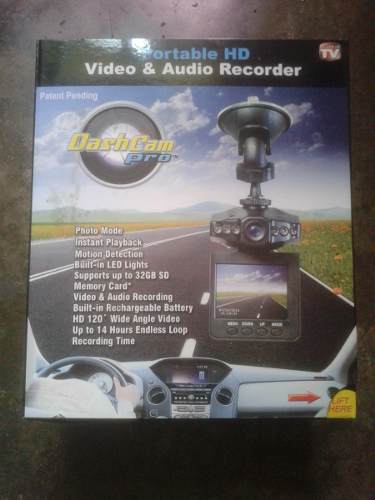 Dashcam Pro Portable Hd Video Camara Grabadora Audio Usado