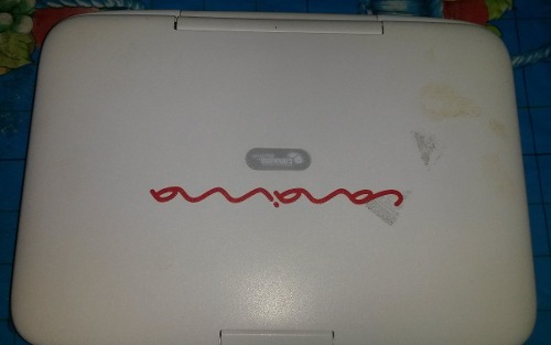 Mini Lapto Kana-iman Letras Rojas Para Reparar