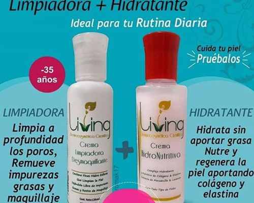 Combo Living Hidratante Y Limpiadora Original