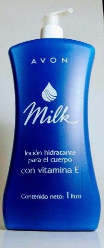 Locion Avon Milk Azul Tradicional 1 Litro