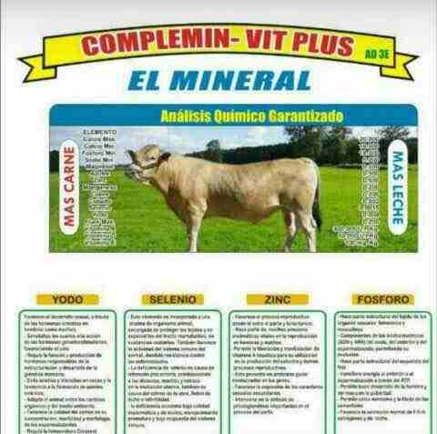 Mineral Para Ganado