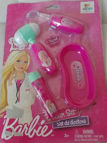 Barbie Set Doctora O Medica. La Linterna Prende