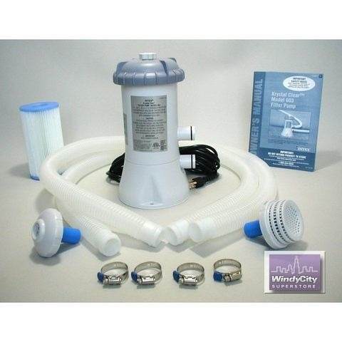 Bomba Para Piscina Intex, Recirculación Y Limpieza Del Agua