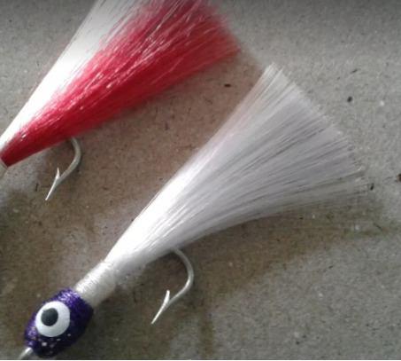 Paquete De 7 Plumas Pesca Surtidas 6,5 Cm Super Reflectivas