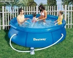 Piscina Inflable Bestway 2.44mts l Como Nueva