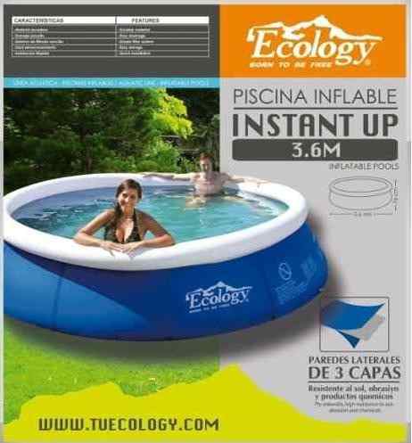 Piscina Inflable Ecology 3.6m