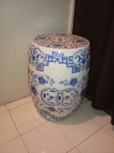 Taburete En Porcelana China