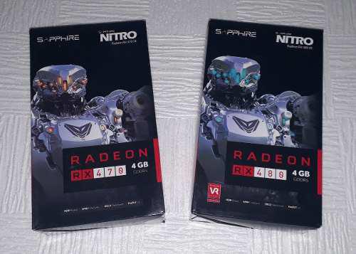 Tarjeta De Video Sapphire Radeon Nitro Rx 480 Y Rx 470 4gb
