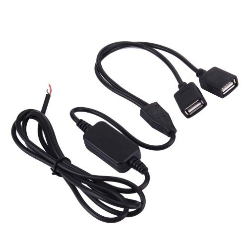 Car Motorcycle Dual Usb Charger Dc 12v To 5v 3a Power