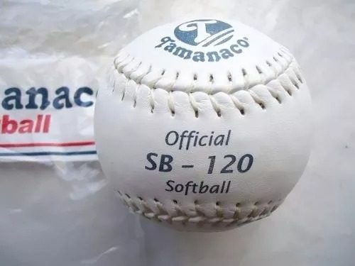 Pelota De Softball Tamanaco 120 Letras Azules