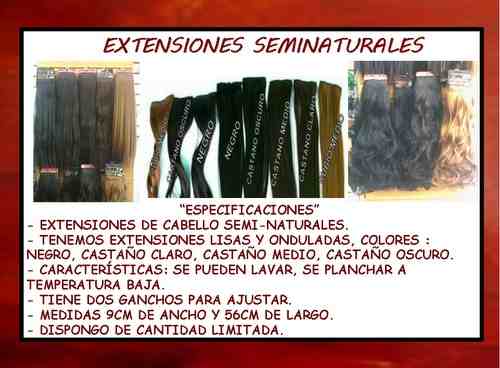Extensiones De Cabello Seminatural