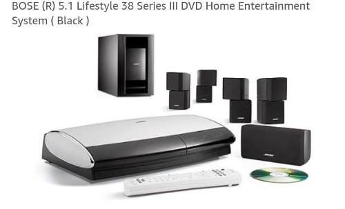 Home Entertainment System Bose Lifestyle 38 Series Iii Nuevo