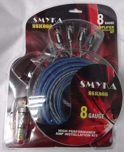 Kit De Cable Car Audio Rca #8 Completo Ssk-888