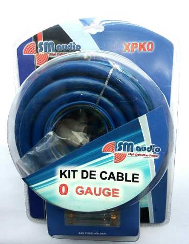 Kit De Cable Numero 0 Sm Audio Instalación Excelente