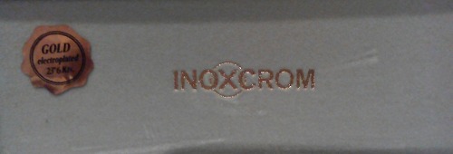 Boligrafo Inoxcrom Gold Electroplated
