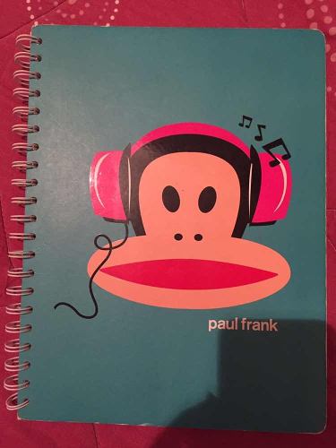 Hermoso Cuaderno Paul Frank Original