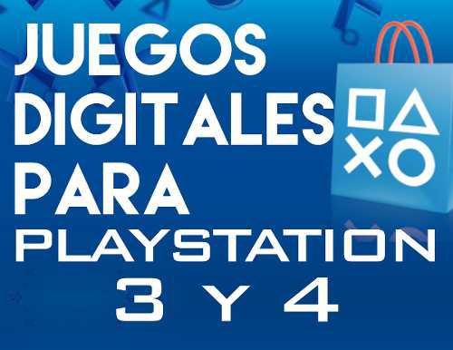 Juegos Digitales Para Playstation 3 Y 4