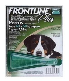 Pipetas Frontline Para Perros De Peso Entre 41 A 60 Kilos