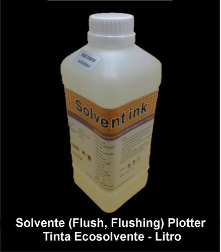 Solvente (flush, Flushing) Plotter Tinta Ecosolvente - Litro