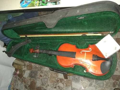 Violin Con Estuche, Cuerdas Y Hombrera