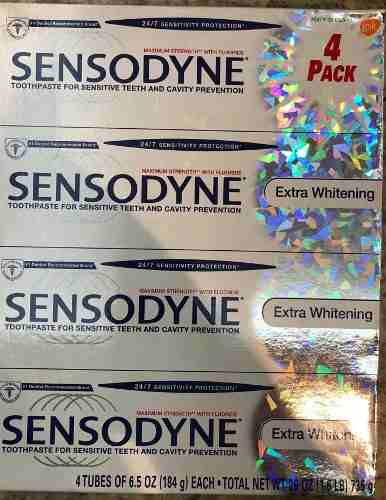 Crema Dental Importada Sensodyne Extra Whitening 184 Gramos