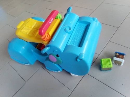 Hipopótamo Carrito Andadera Fisher Price Con Cubos