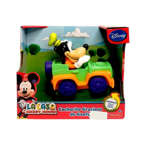 Mickey Mouse Coche Gracioso De Goofy Disney Fisher Price