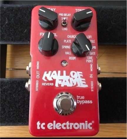 Pedal, Efecto Guitarra Reverb Hall Of Fame Tc Electronic