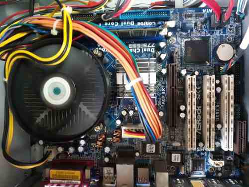 Tarjeta Madre Socket 775 Procesador Dual Core 1gb Ram Disco