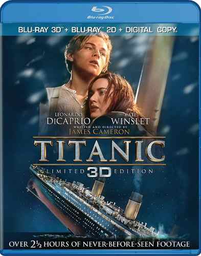 Titanic Edicion Especial Bluray 3d Y 2d Original 4discos