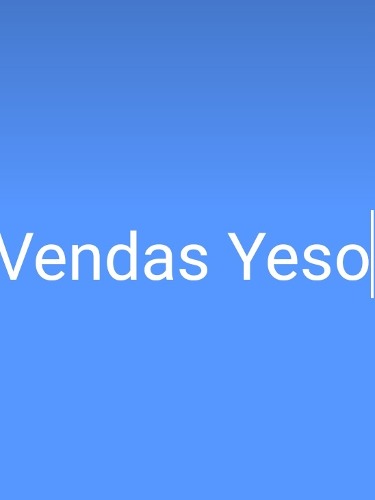 Vendas De Yeso 15cm 20 Cm