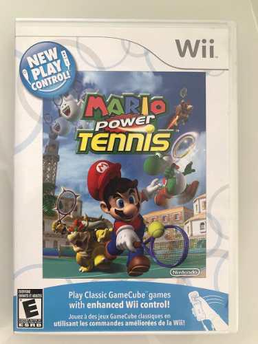 Juego Wii Mario Power Tennis, Perfecto, Original
