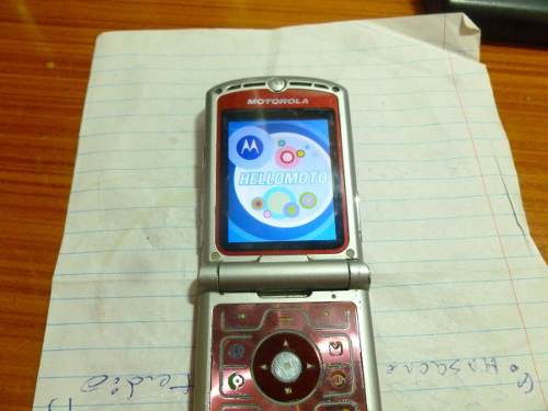 Telefono Celular Motorola V-3 Con Bteria Nueva Solo Movstar