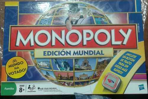 1 Juego De Mesa Monopoly Edición Mundial