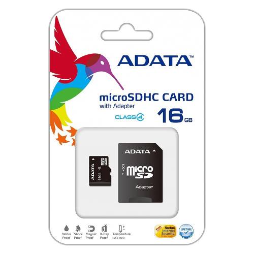 Memoria Micro Sd 16gb Adata 100% Original Blister Sellada