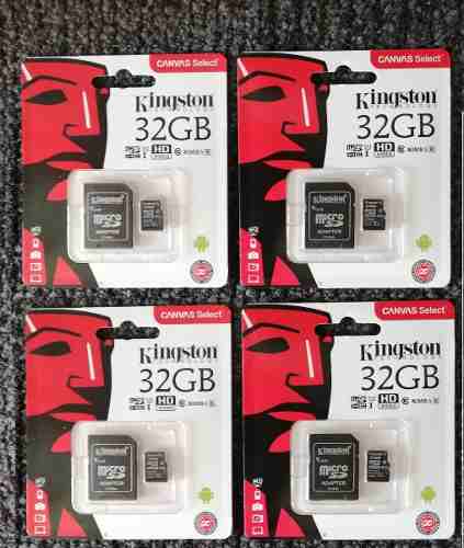 Memoria Micro Sd Clase 10 Kingston 32gb Original Blister