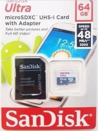 Memoria Micro Sd Sandisk 64 Gb 32gb 16gb 8gb 4gb Kingston