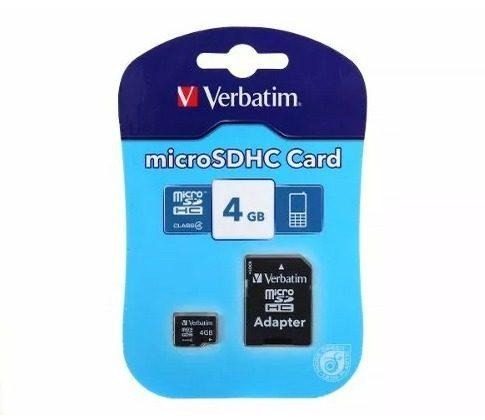 Memoria Micro Sdhc Verbatim 4gb
