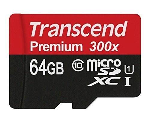 Memoria Microsd Transcend 64 Gb Clase 10