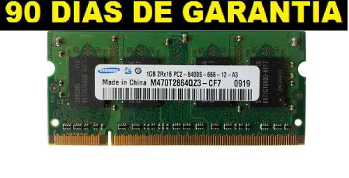Memoria Ram De 1gb Samsung 2rx16 Pcs 800mhz Laptop
