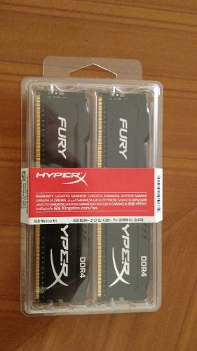Memoria Ram Hyperx Fury 8gb mhz Ddr4 Kit De 2 X 4gb