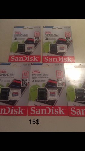 Memoria Sandisk De 32gb Clasificacion 10 Nuevas Originales