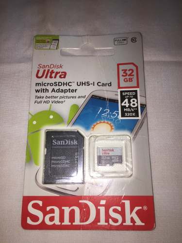 Memoria Sd Sandisk 32gb