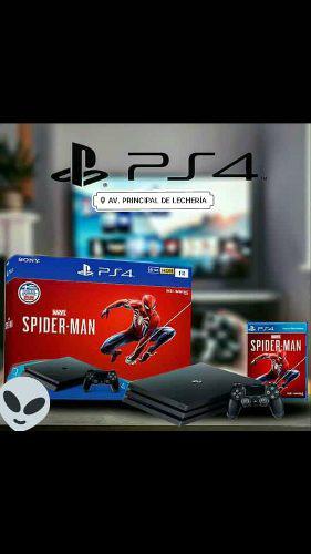 Playstation 4 Slim 1tb Version Spiderman