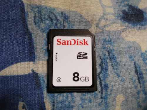 Tarjeta Sd Sandisk 8gb Clase 4