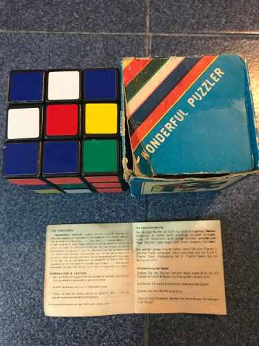 Vendo Vintage Retro Coleccion Cubo Magico Rubiks Usado